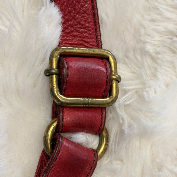 Fossil Red Leather Shoulder Bag and Wallet - Picture 12 of 13